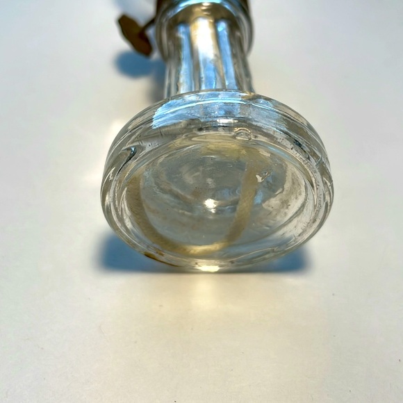 Vintage Miniature Oil Kerosene Glass Lantern with One Wick - Picture 6 of 6